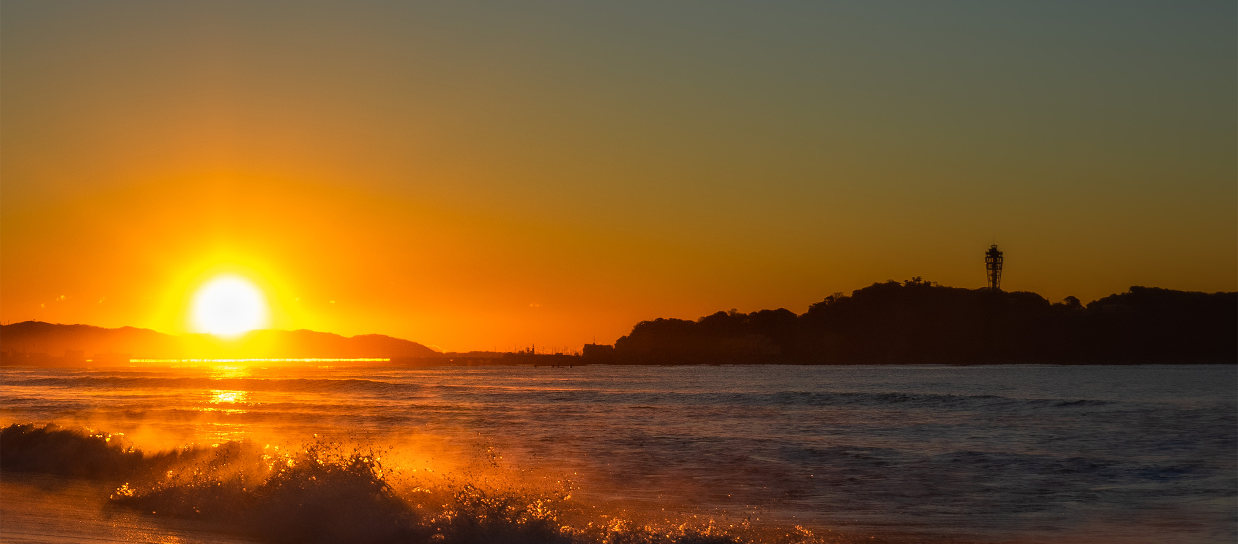 江ノ島でバナナボート