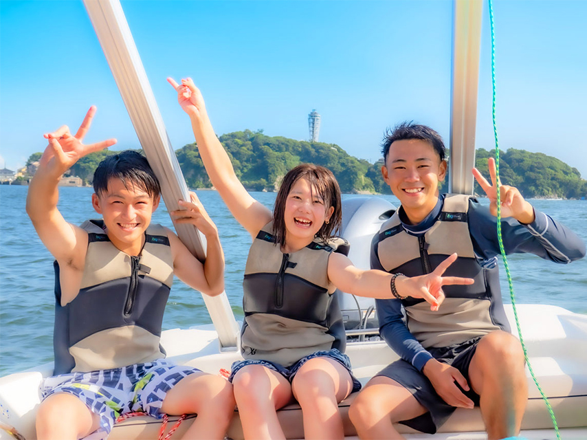 バナナボートの様子2