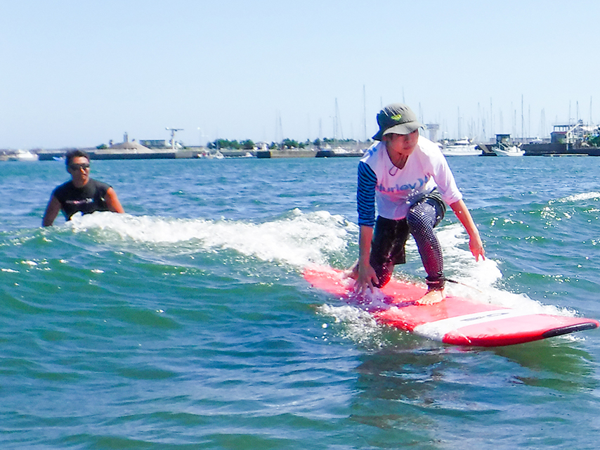 体験サーフィン風景1