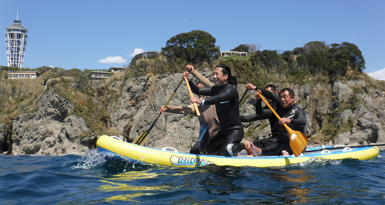 江ノ島で気軽にサーフィン体験