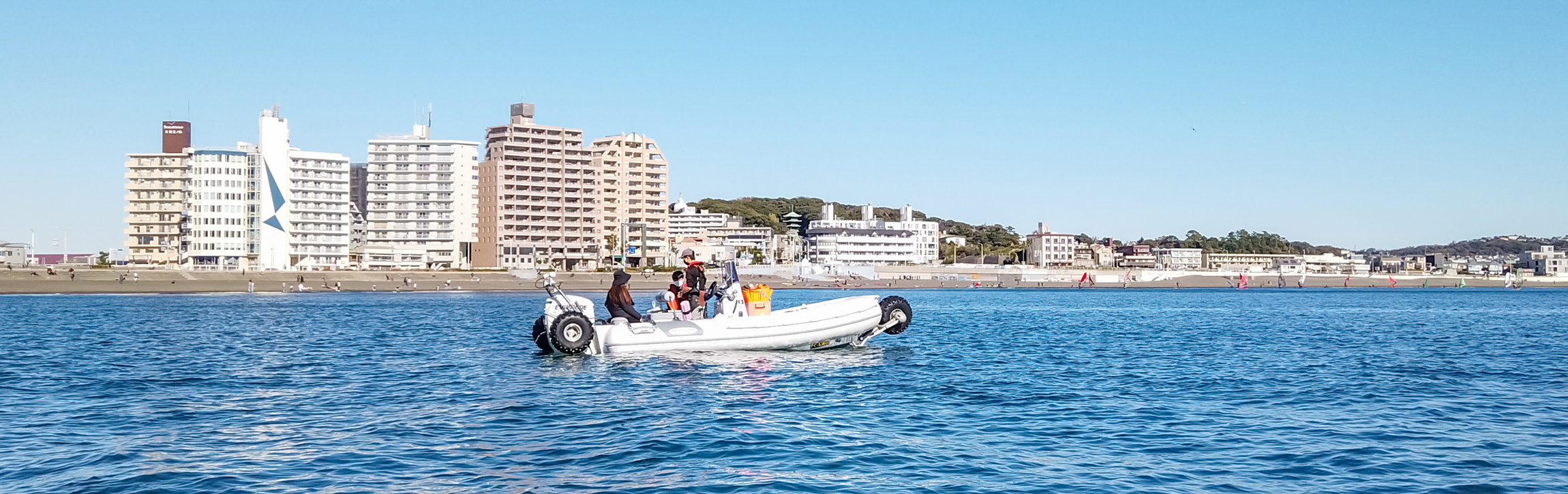 湘南江ノ島でレンタルボート