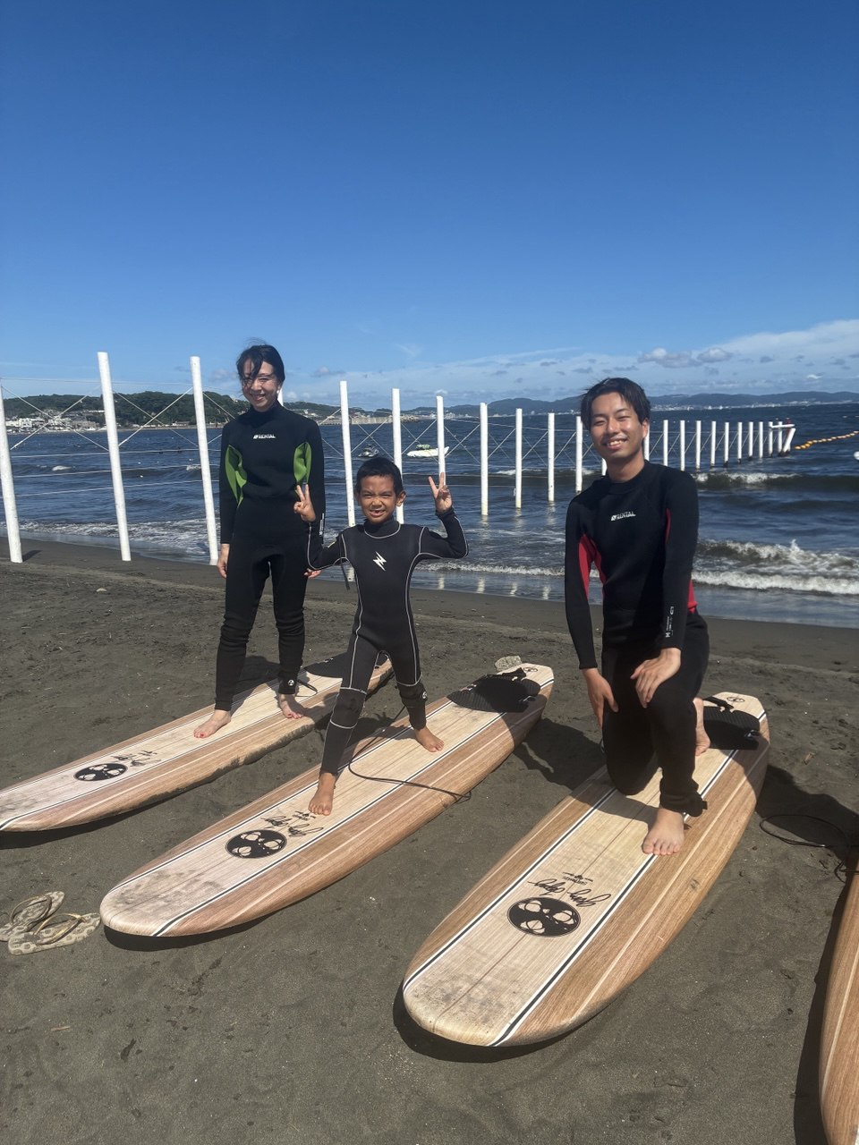 体験サーフィン写真