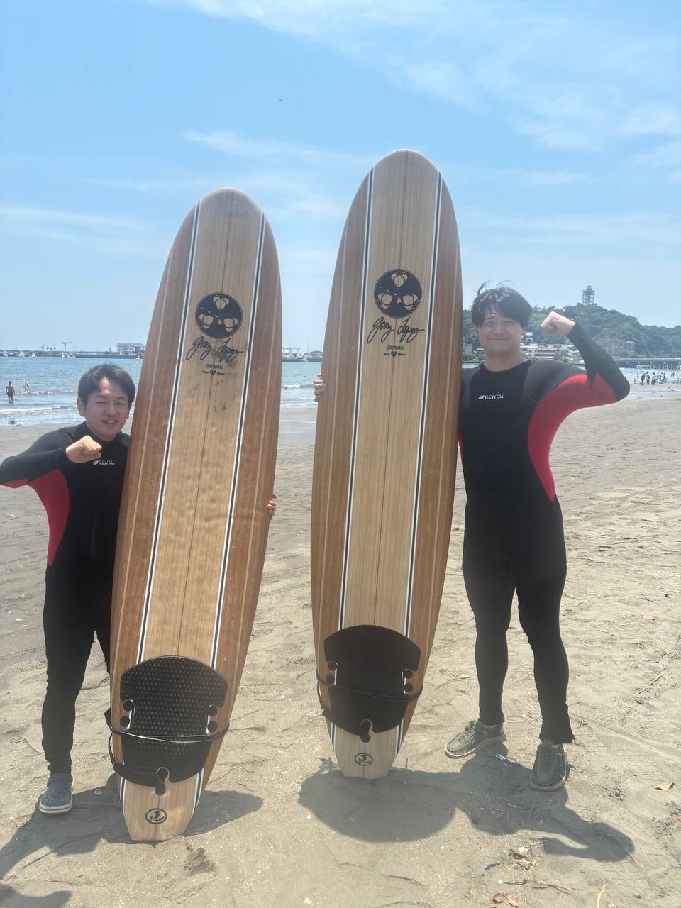 体験サーフィン写真