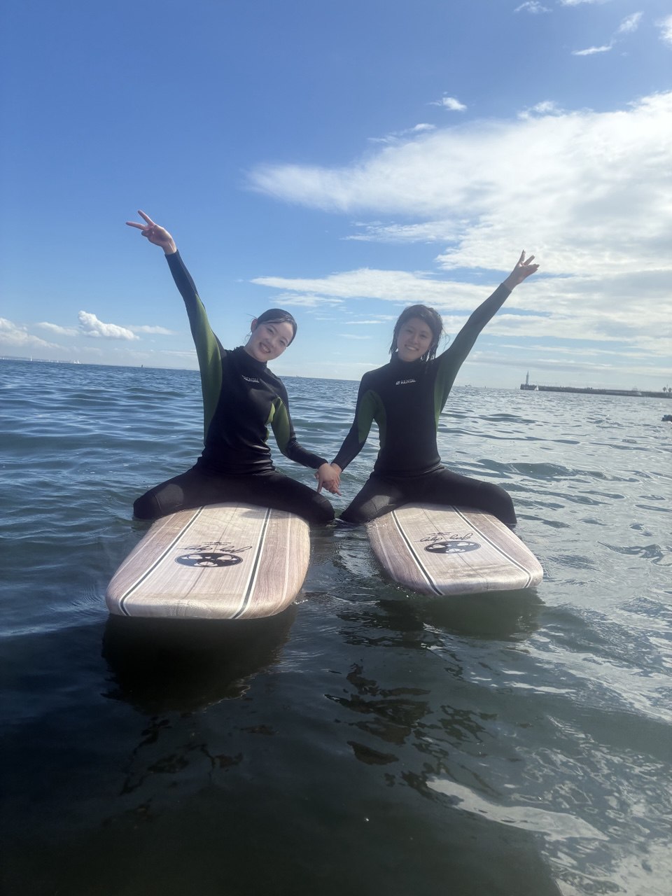 体験サーフィン写真