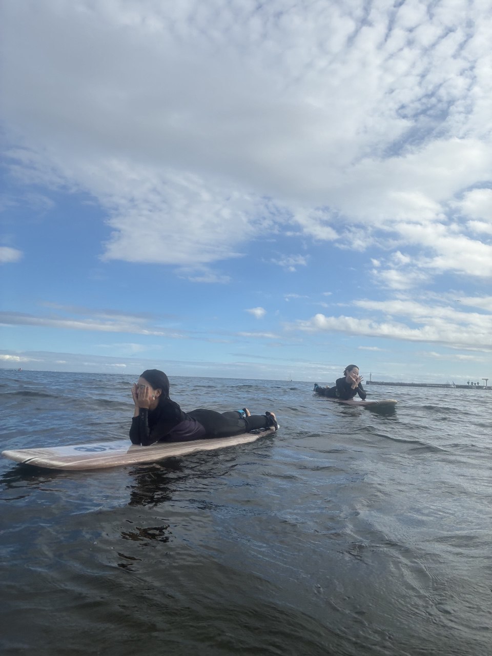 体験サーフィン写真