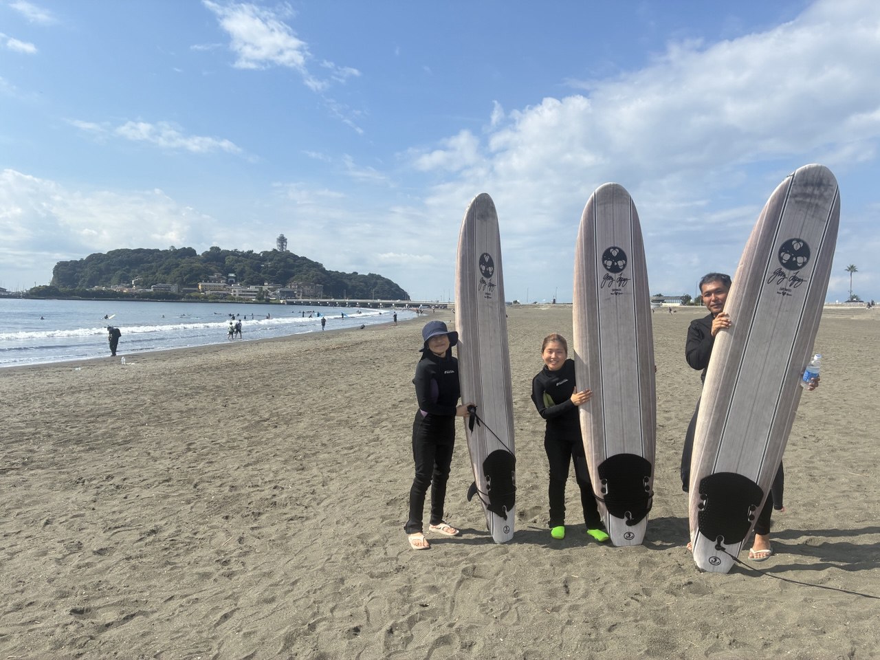 体験サーフィン写真