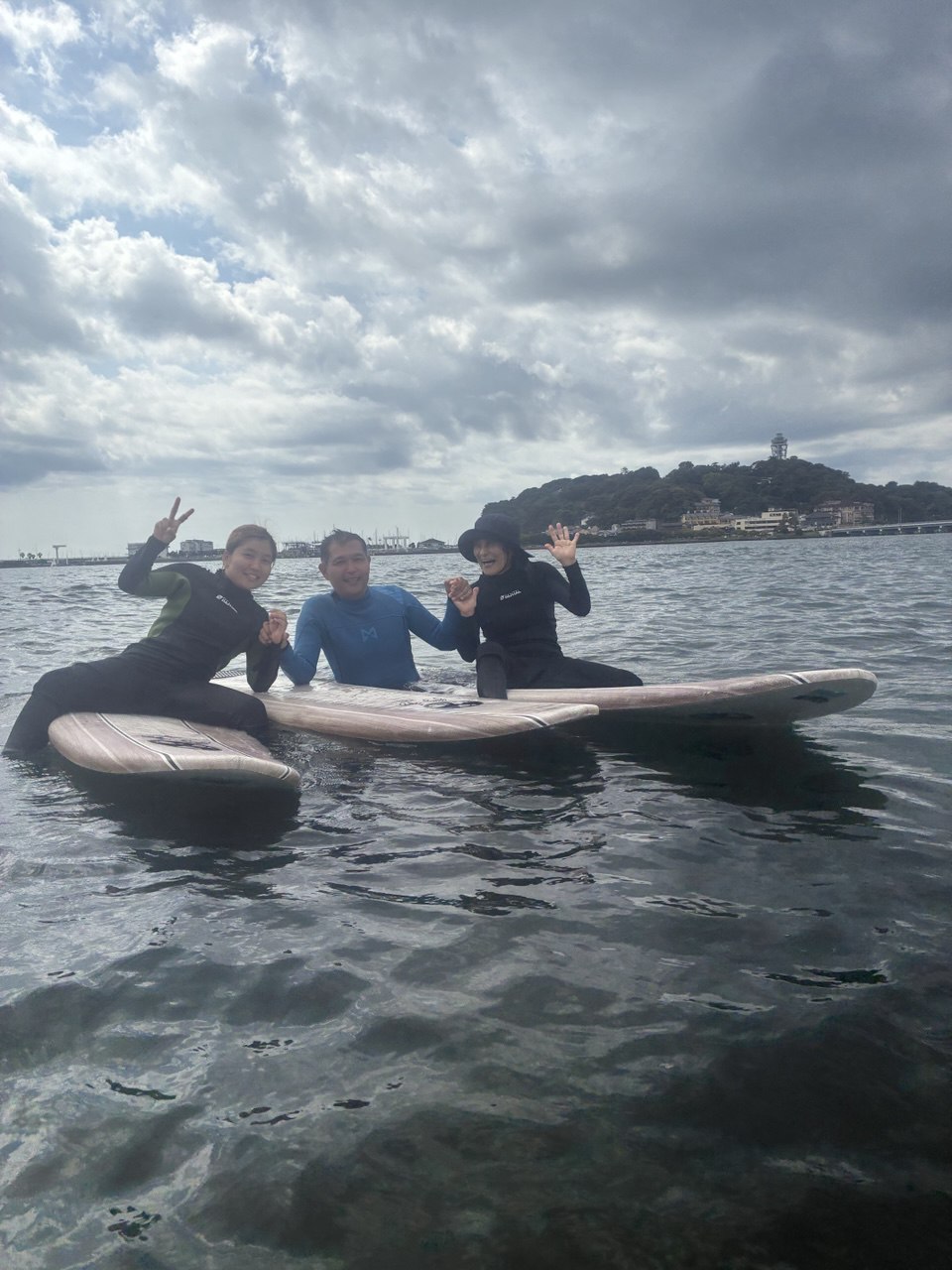 体験サーフィン写真