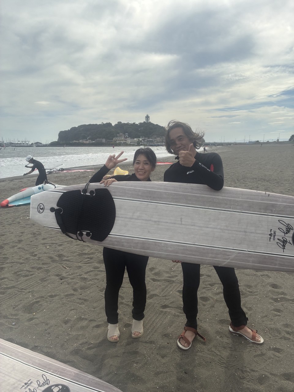 体験サーフィン写真