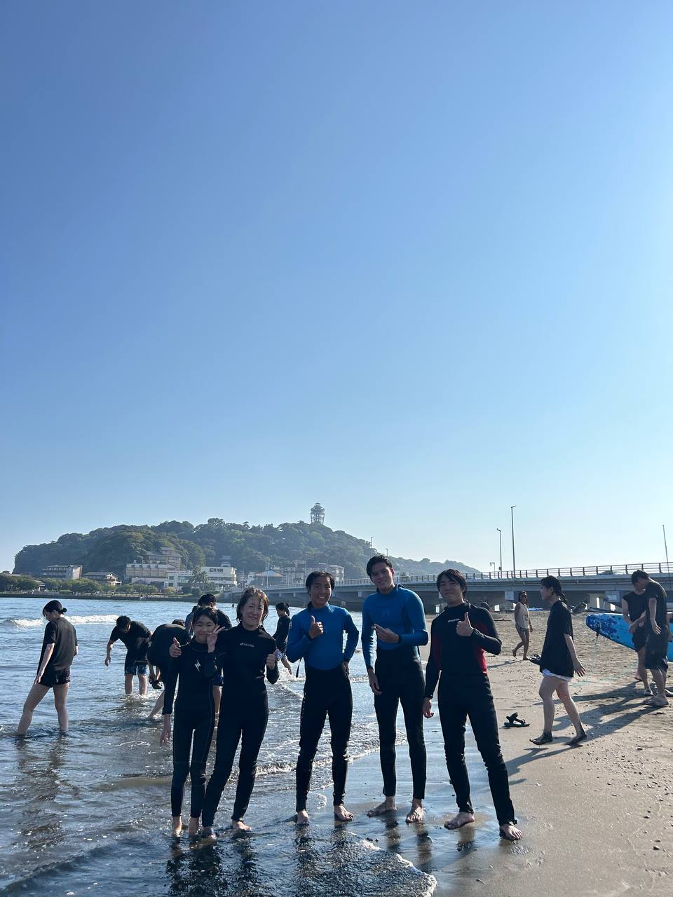 体験サーフィン写真