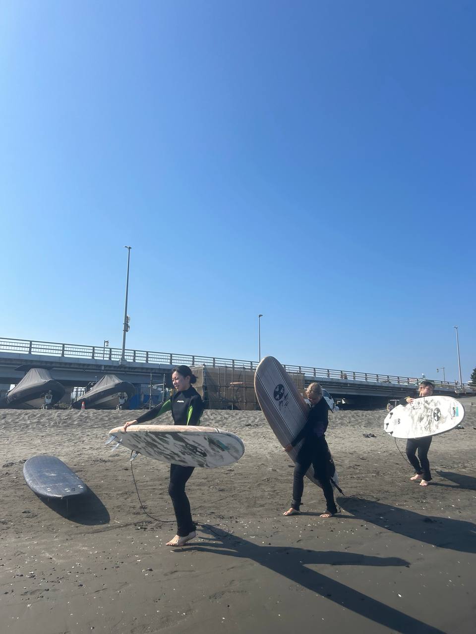 体験サーフィン写真