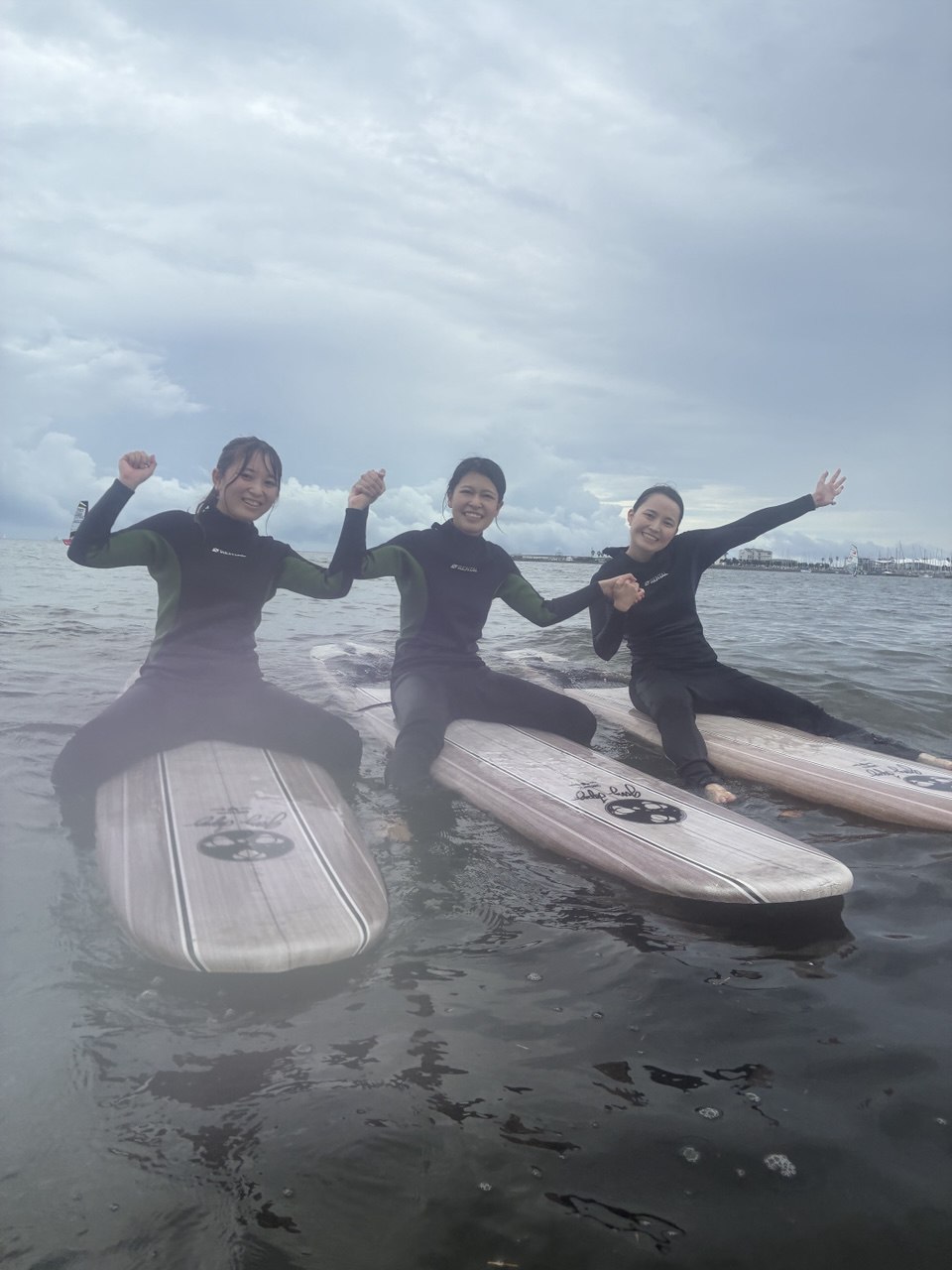 体験サーフィン写真