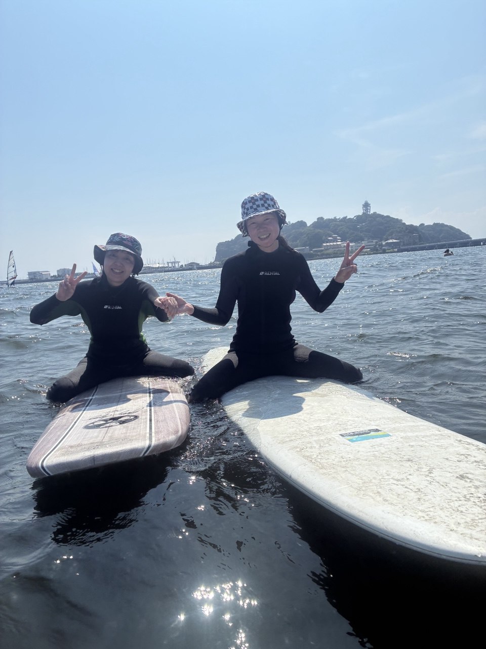 体験サーフィン写真