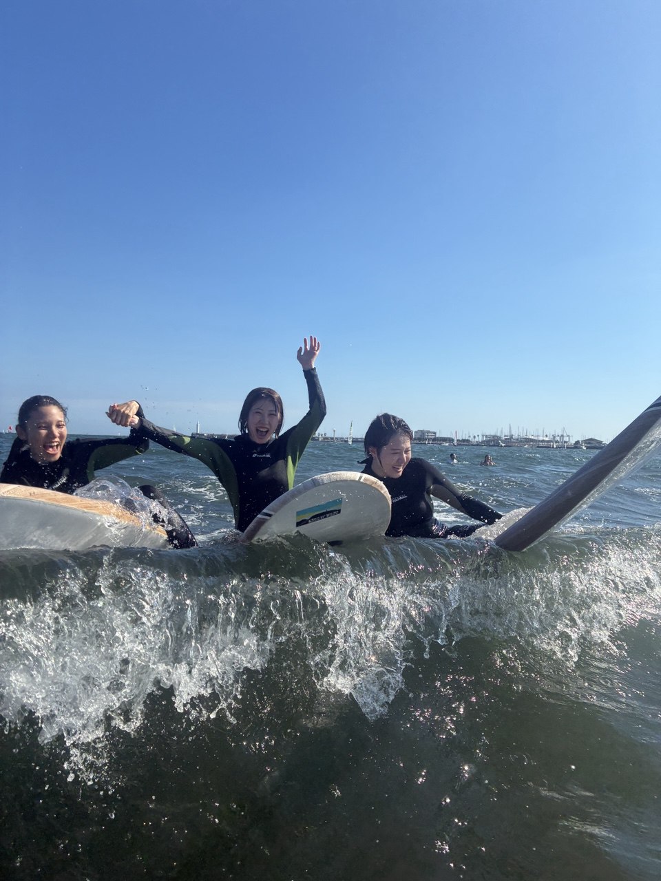 体験サーフィン写真