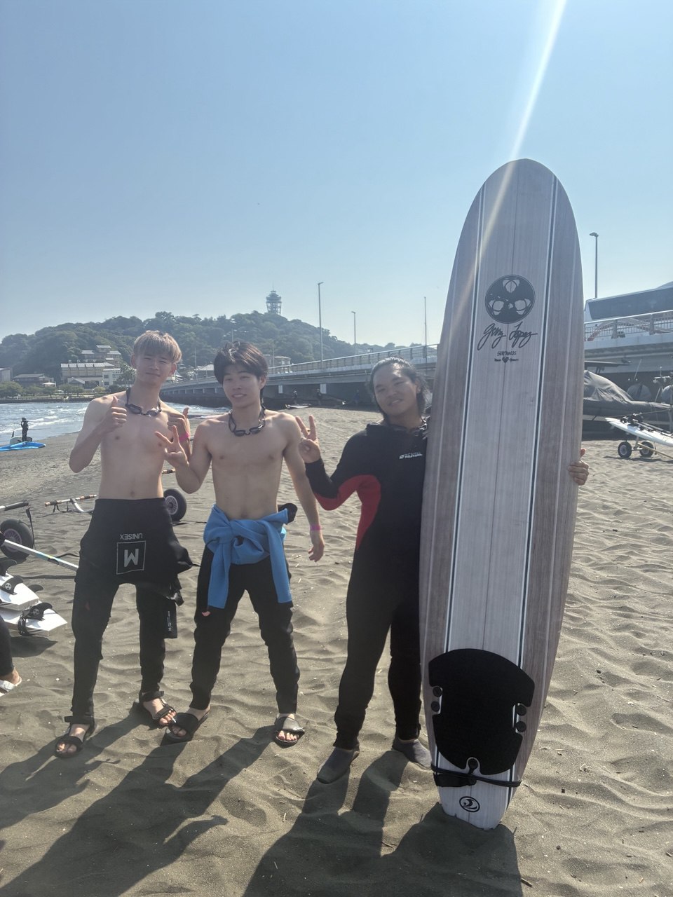 体験サーフィン写真