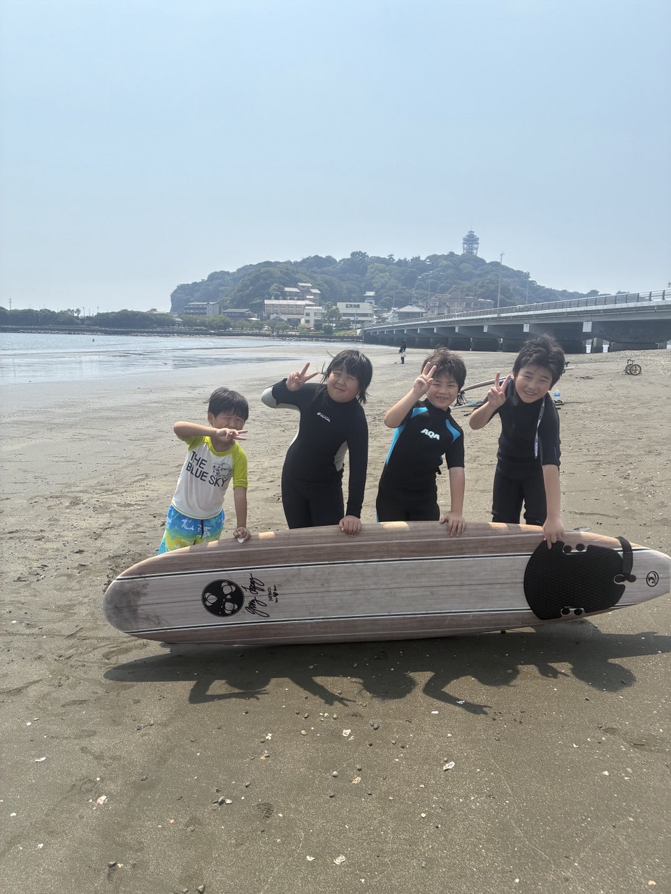 体験サーフィン写真