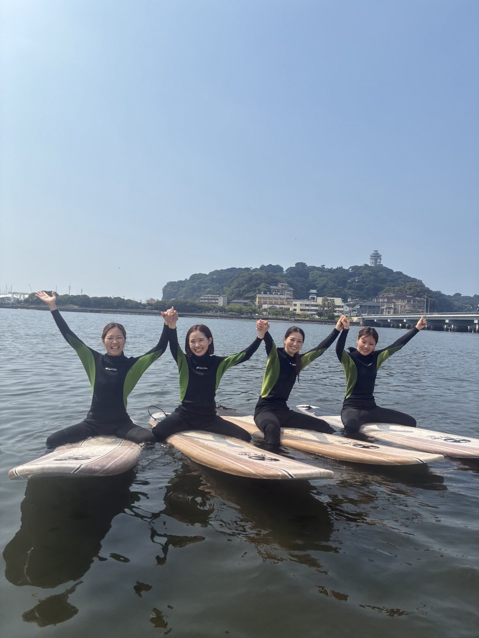 体験サーフィン写真