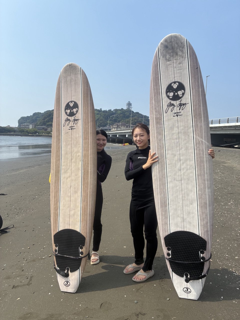 体験サーフィン写真