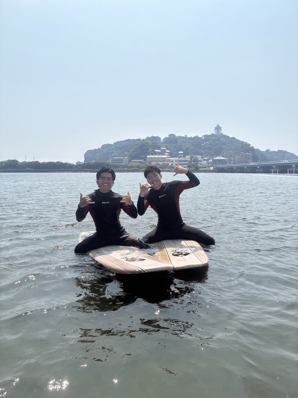 体験サーフィン写真