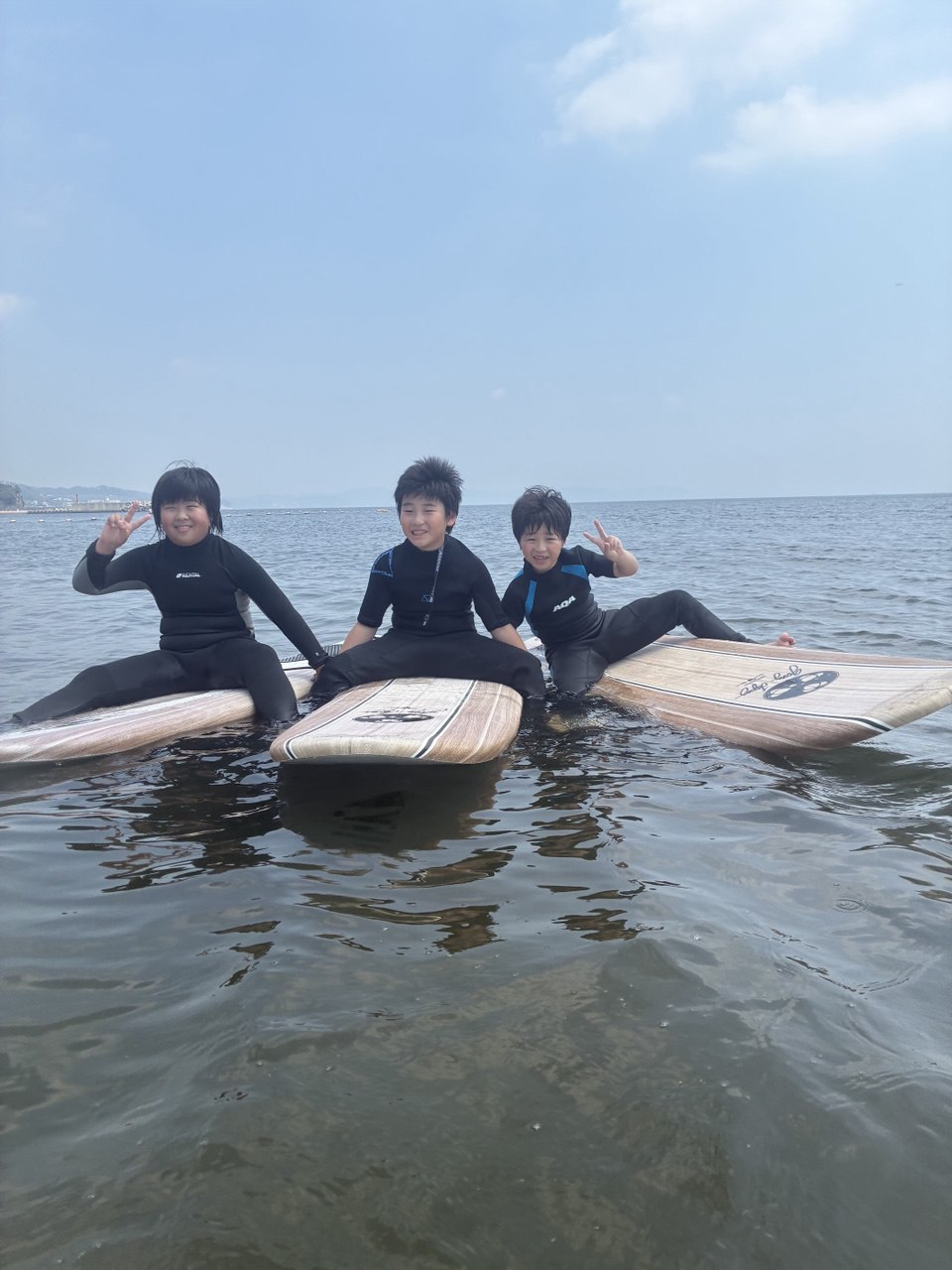 体験サーフィン写真