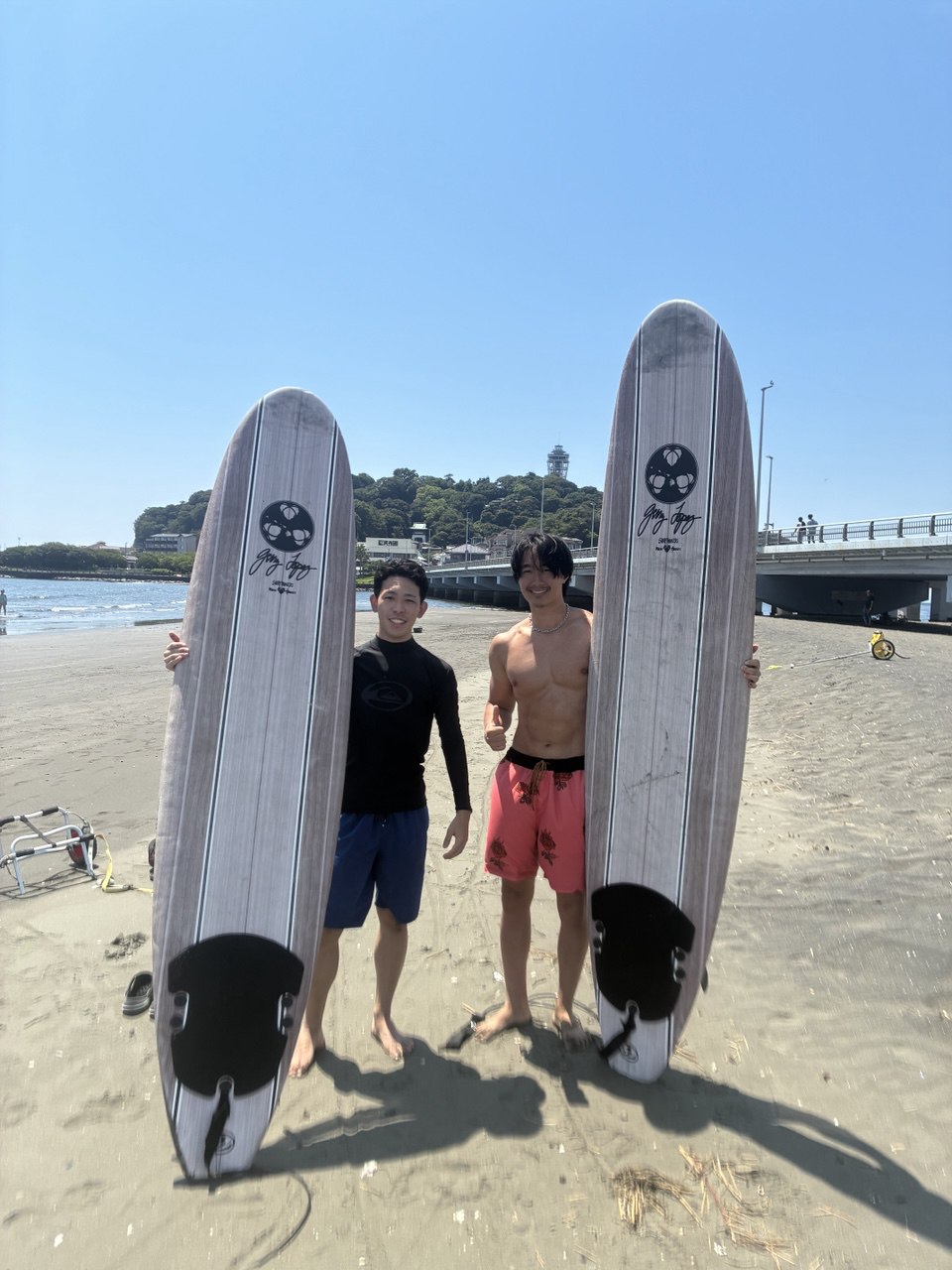 体験サーフィン写真