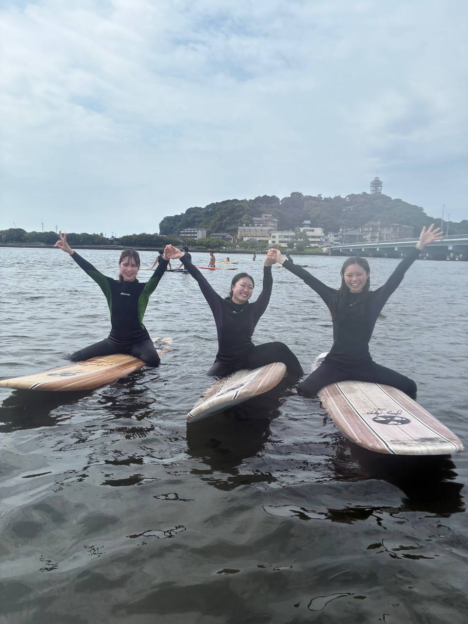 体験サーフィン写真