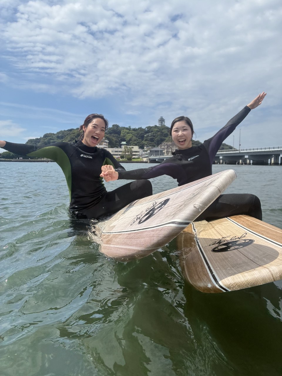 体験サーフィン写真