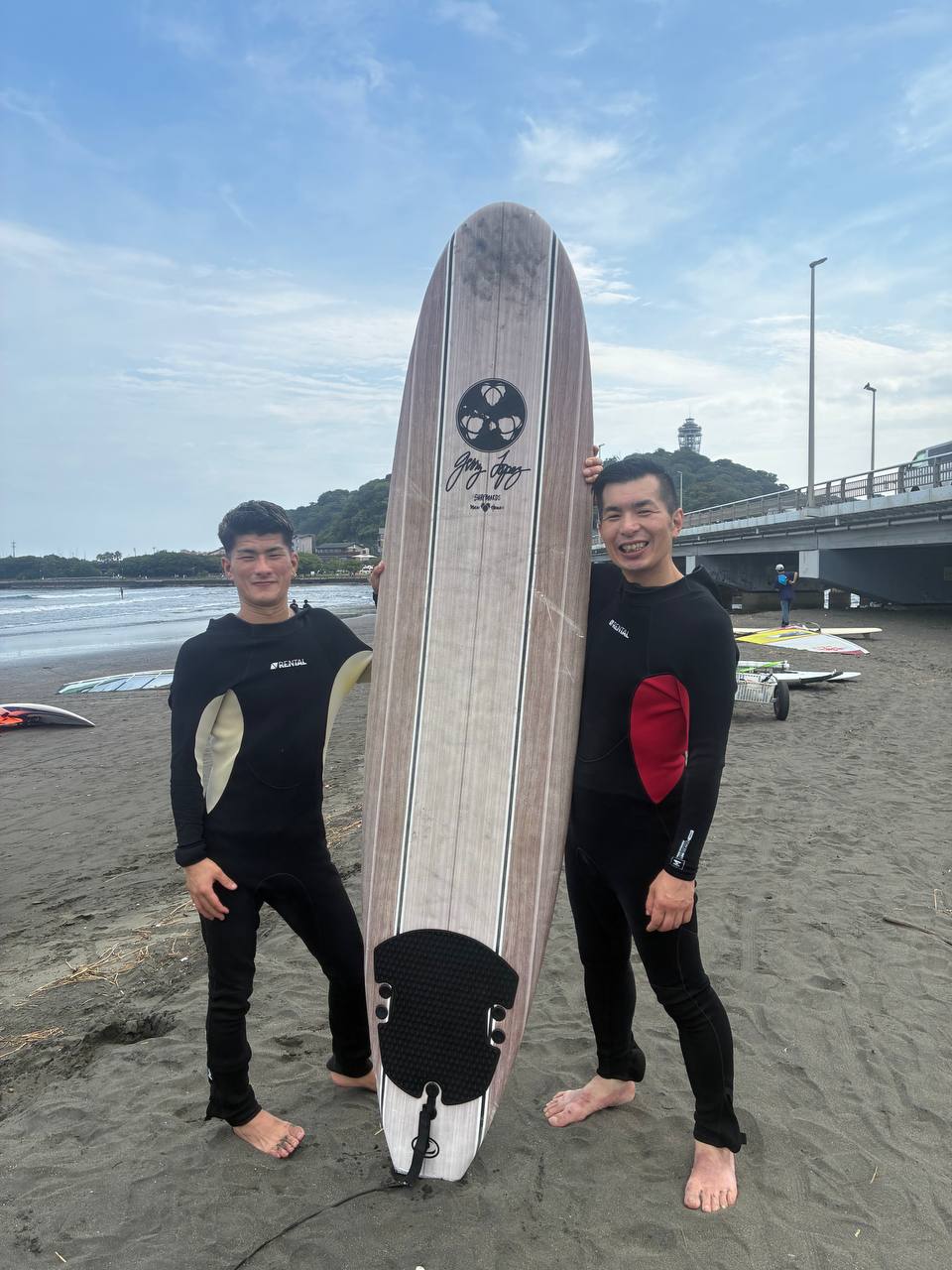 体験サーフィン写真