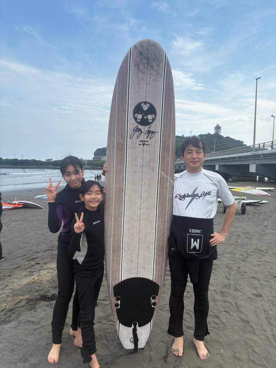 体験サーフィン写真