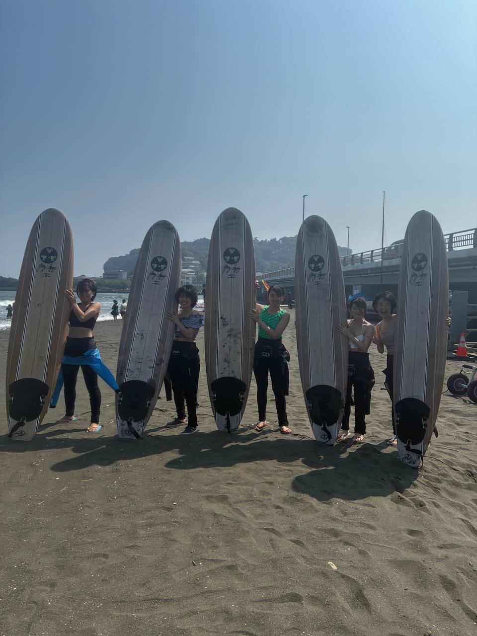 体験サーフィン写真