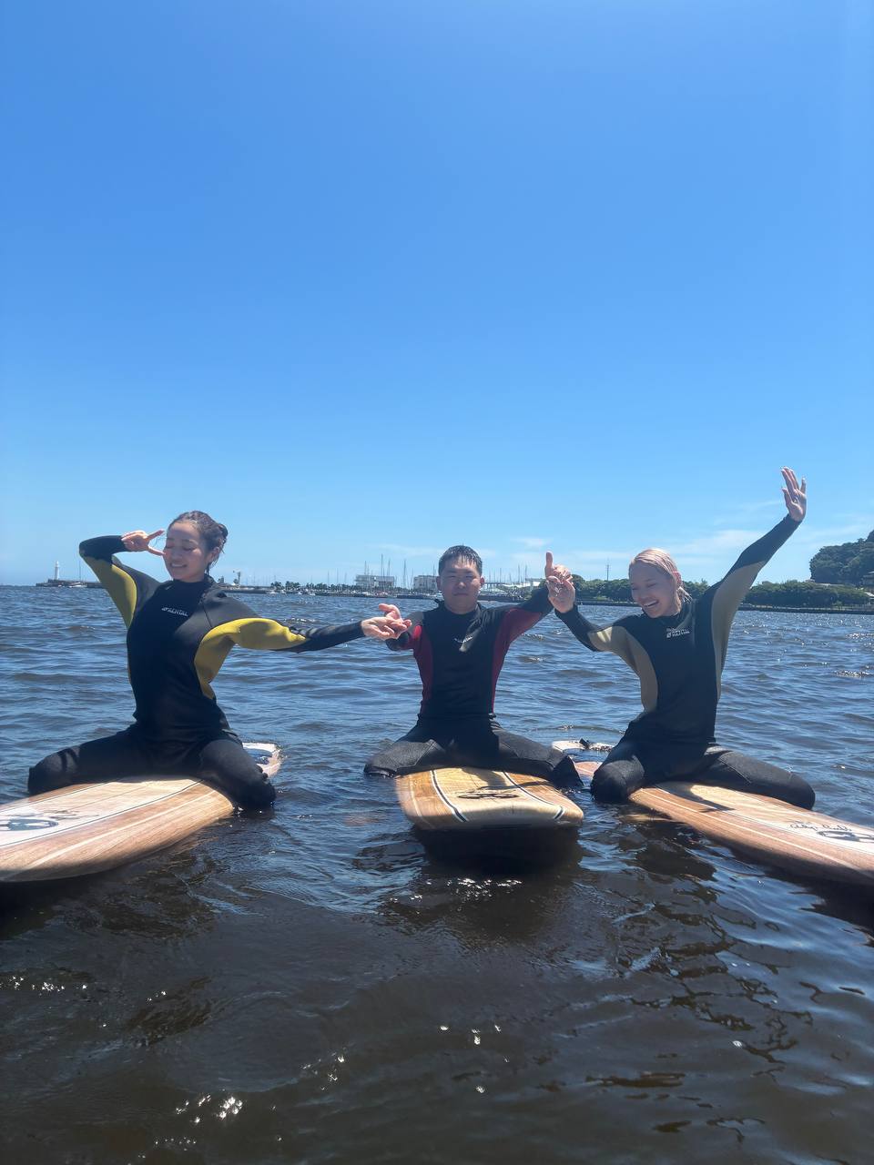 体験サーフィン写真