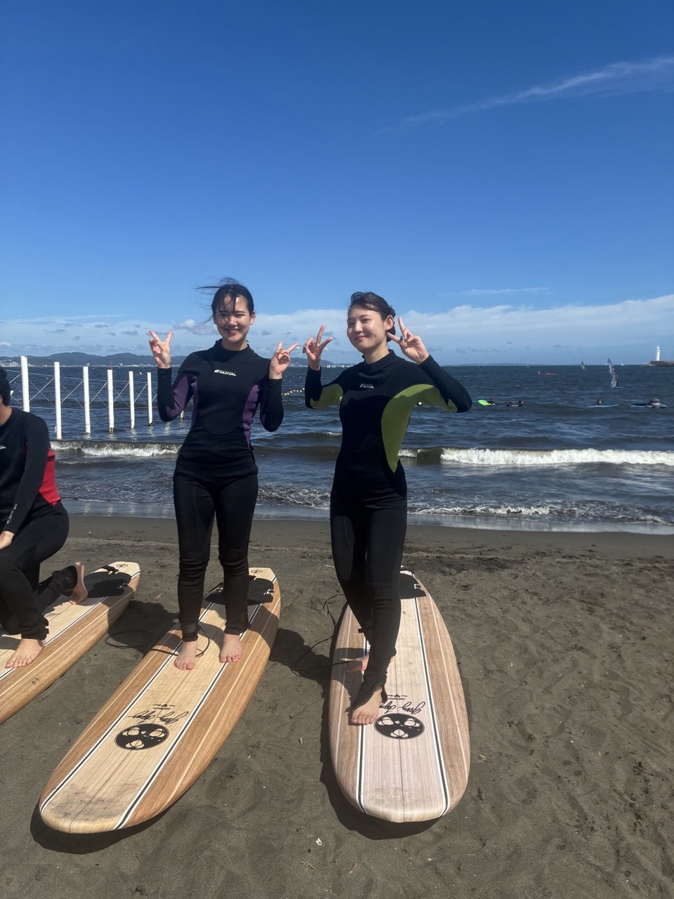 体験サーフィン写真