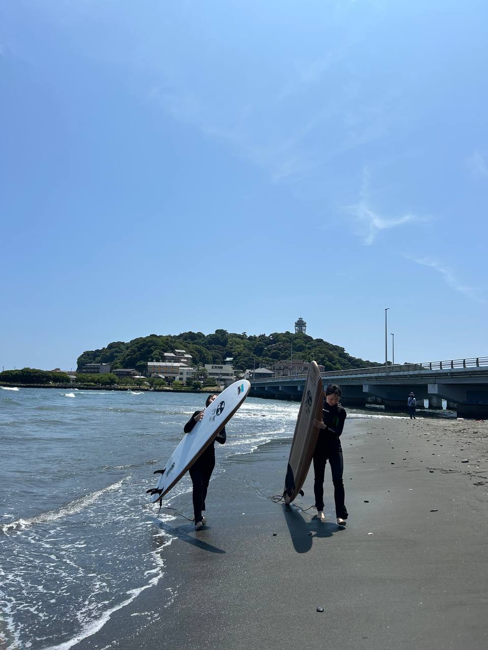 体験サーフィン写真