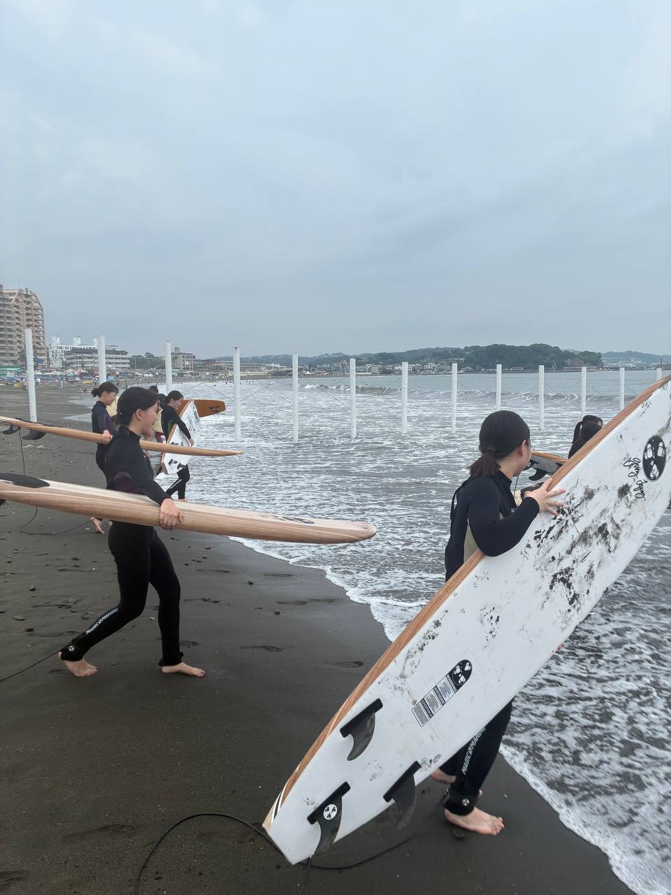 体験サーフィン写真