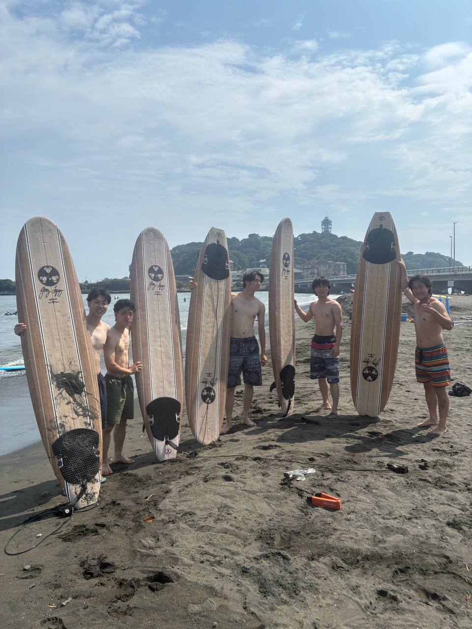 体験サーフィン写真