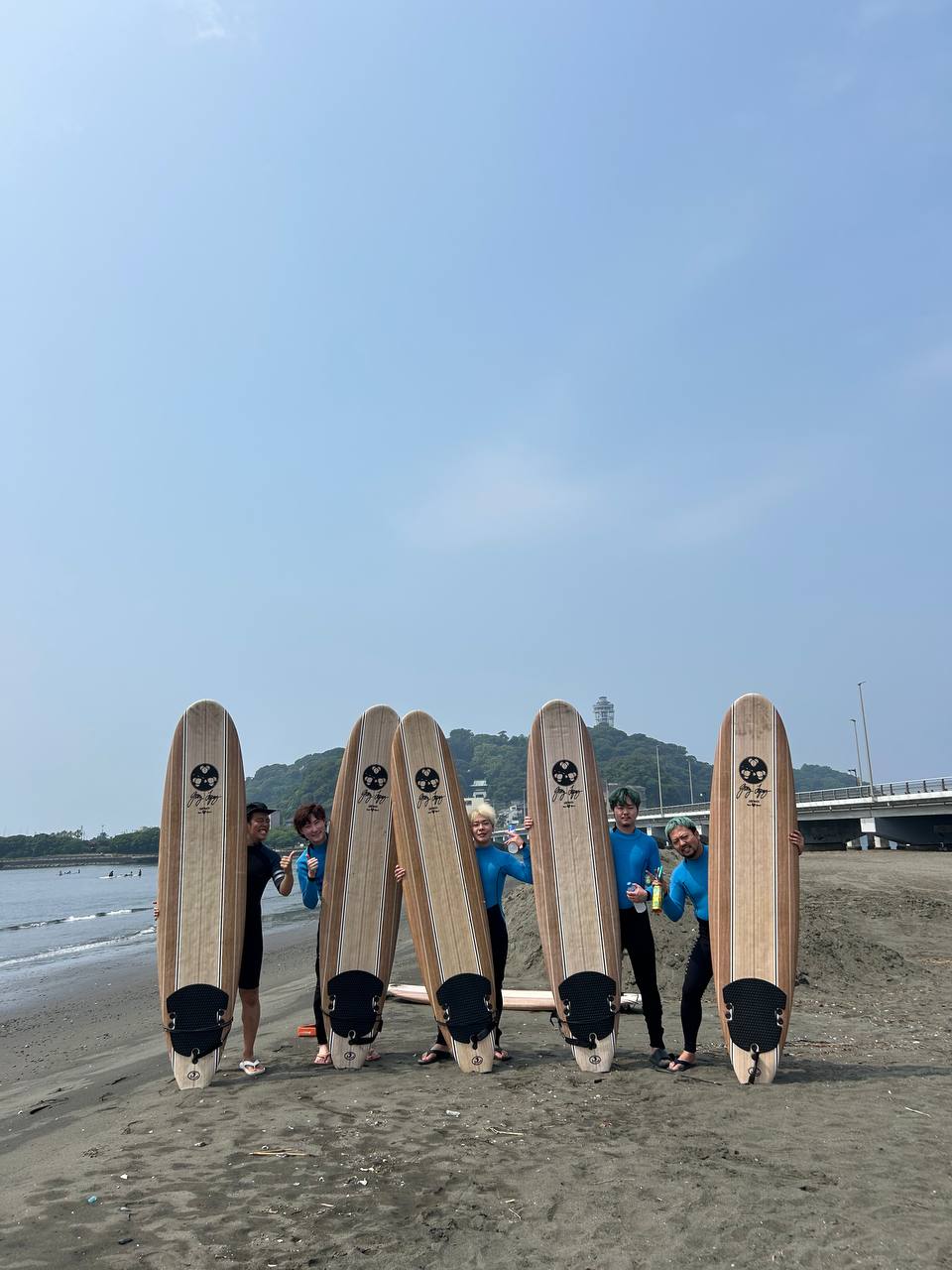 体験サーフィン写真